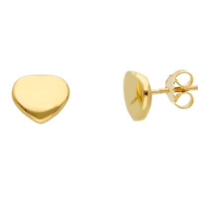 Orecchini Donna in Oro Giallo 750 con Cuore