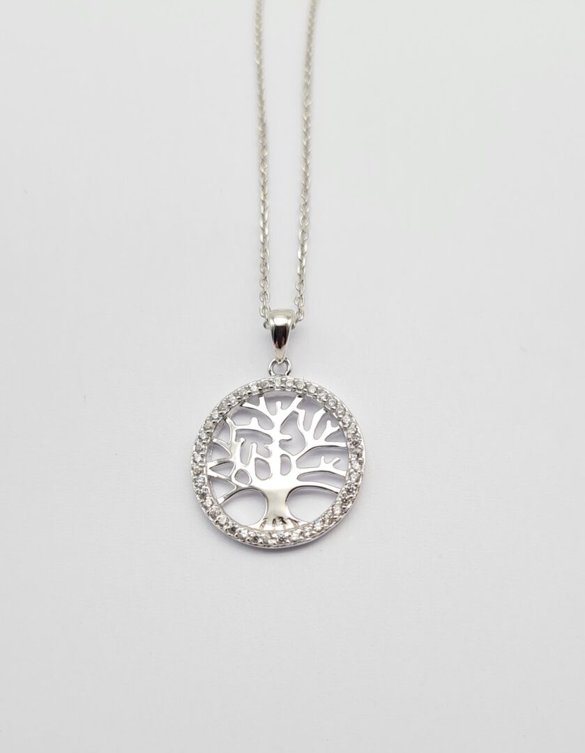 Girocollo In Argento Albero Della Vita