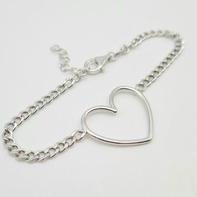 Bracciale Argento Donna Cuore