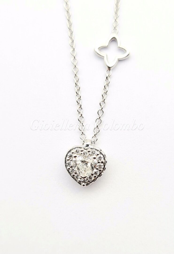 Girocollo Oro Recarlo “Anniversary Love” Con Diamanti - immagine 2