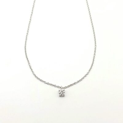 Girocollo Oro Con Punto Luce 4 Griff con Diamante