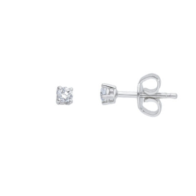 Orecchini In Oro Con Punto Luce Diamanti 4Griff
