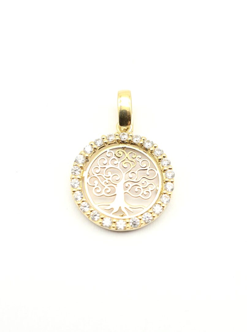 Ciondolo Albero Della Vita In Oro Giallo