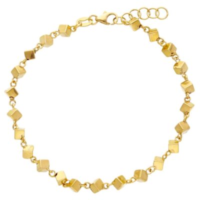Bracciale Donna In Oro Giallo A Dadini