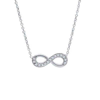 Girocollo Infinito Donna In Oro Bianco 750