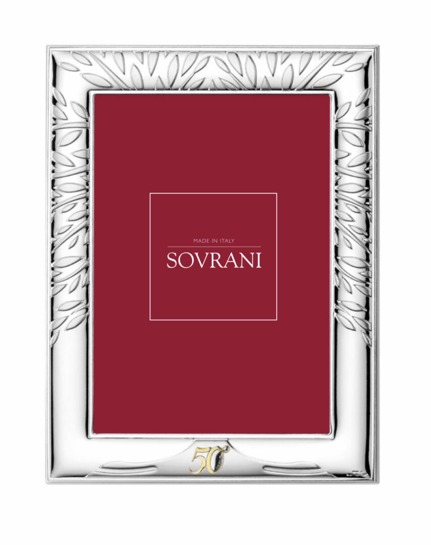 Cornice In Argento 50 Anni Matrimonio Con Albero Della Vita 13X18 W694