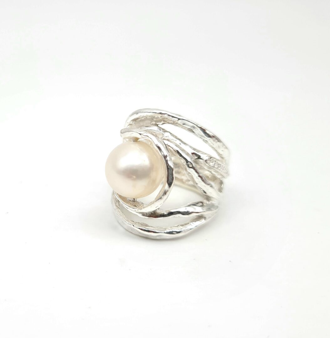 Anello Argento Con Perla Coltivata - immagine 2