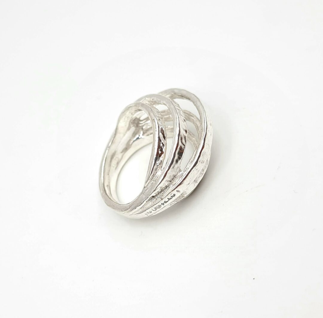 Anello In Argento A Fili - immagine 2