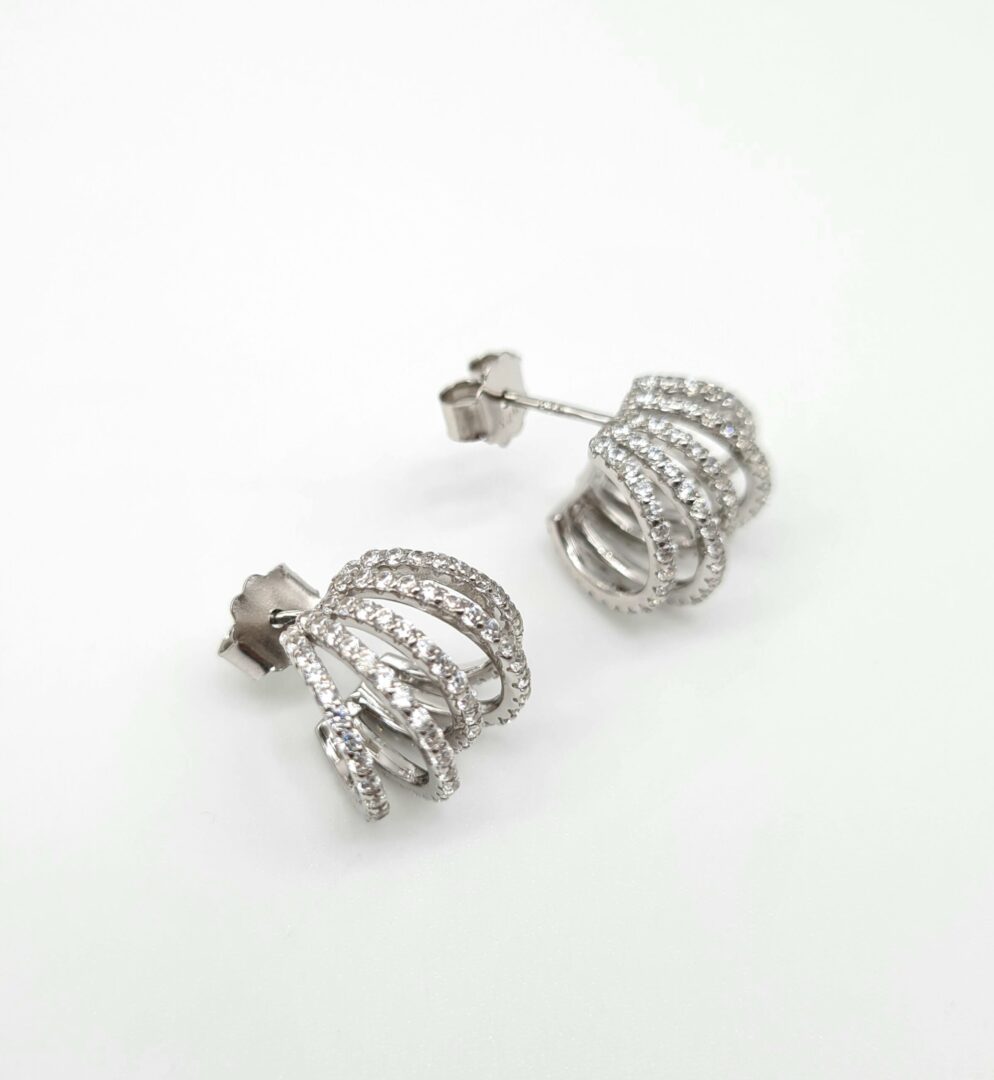 Orecchini In Argento Con Zirconi - immagine 2