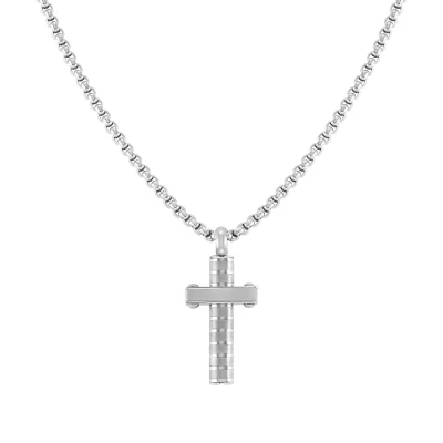 Collana Nomination Uomo Strong Diamond Croce 028303/001