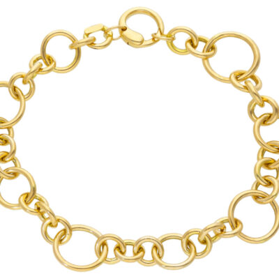 Bracciale Donna In Oro Giallo Maglia ad Anelli