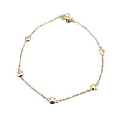 Bracciale Donna In Oro Giallo con Pallini lucidi