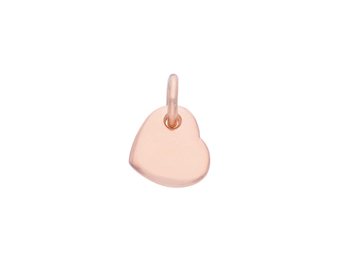 Ciondolo Cuore In Oro Rosa 750
