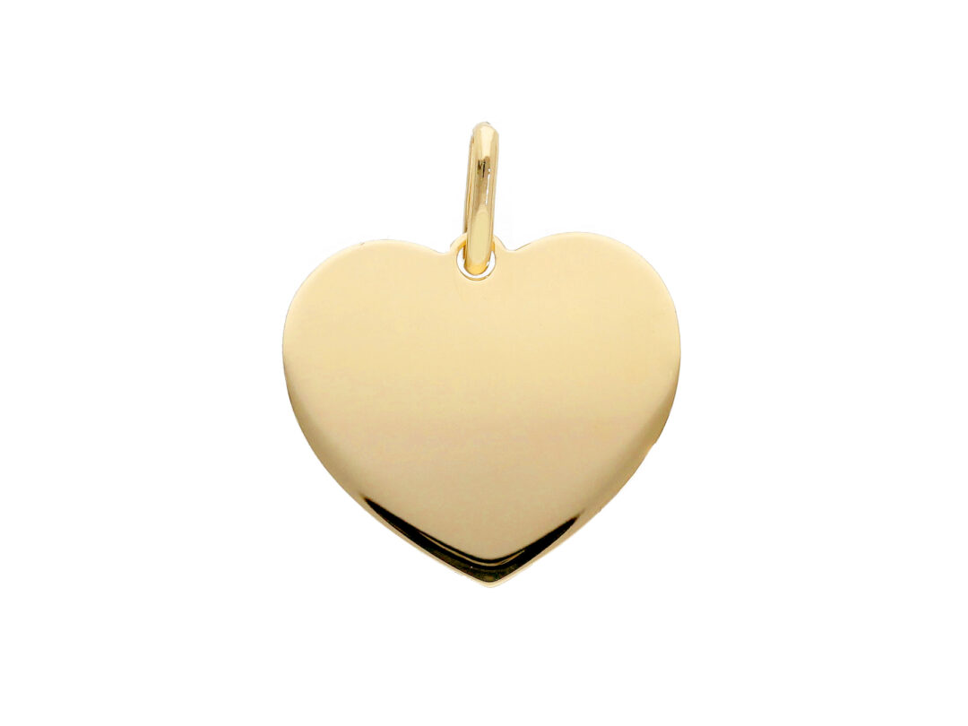 Ciondolo Cuore In Oro Giallo 750