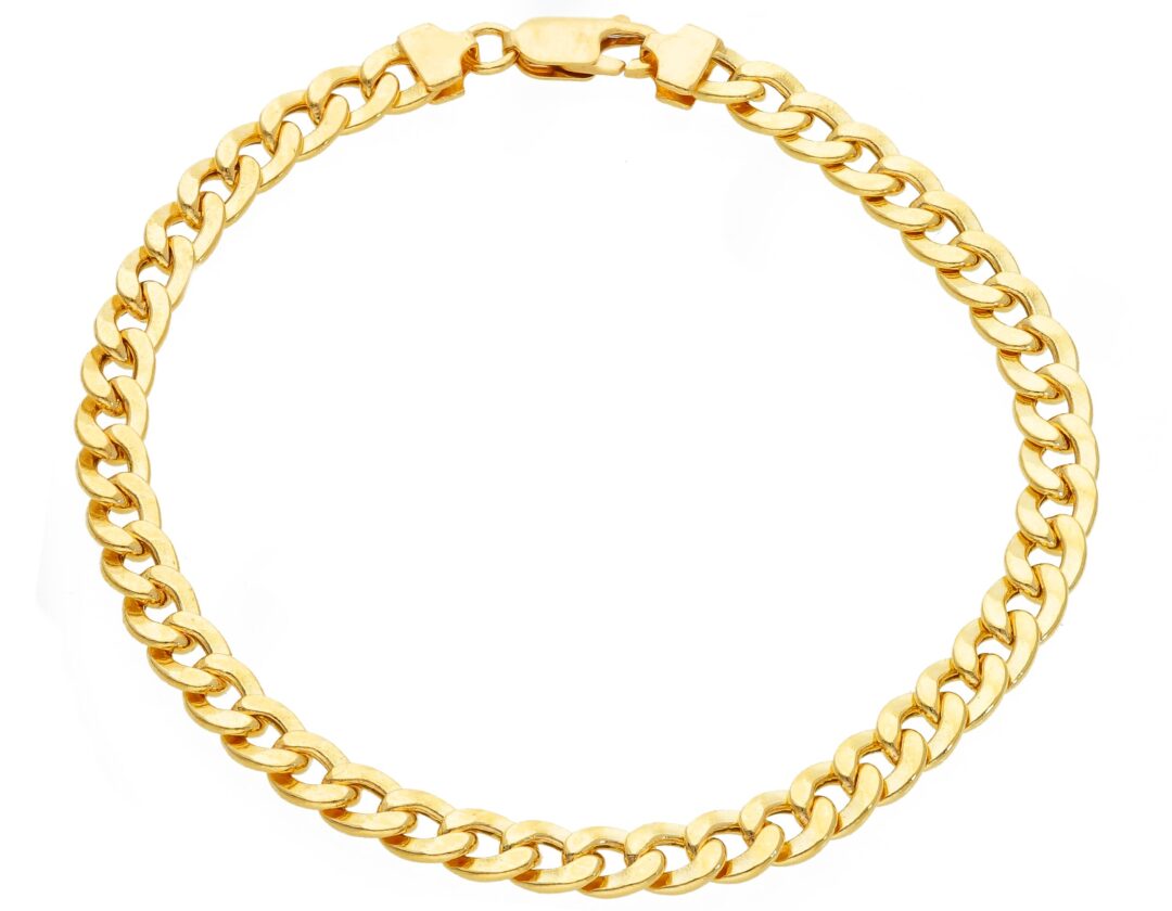 Bracciale Uomo Maglia Grumette Oro Giallo 750