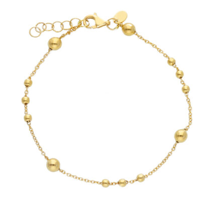 Bracciale Donna In Oro Giallo 750 con Pallini