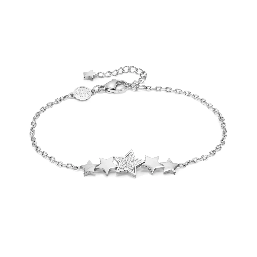 Bracciale Donna Acciaio Nomination Misstrendy con Stelle e Zirconi 029300/007