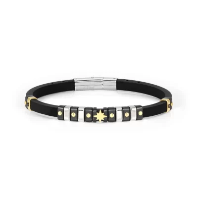 Bracciale Acciaio Uomo Nomination City con Rosa dei Venti 028815/014