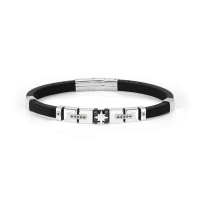Bracciale Acciaio Uomo Nomination City con Rosa dei Venti 028816/014