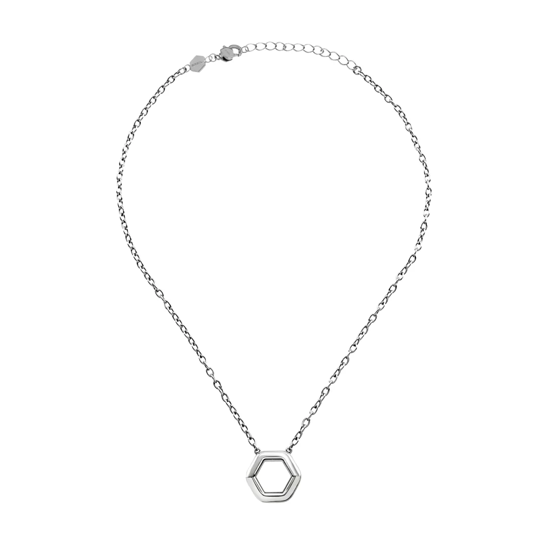 Collana in Acciaio Donna Breil Hexagonia TJ3506