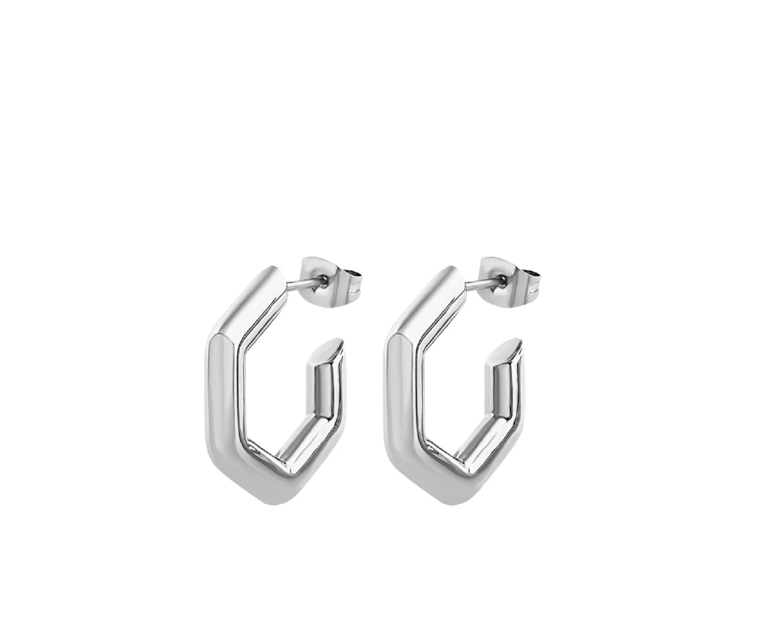 Orecchini Acciaio Breil Hexagonia TJ3510