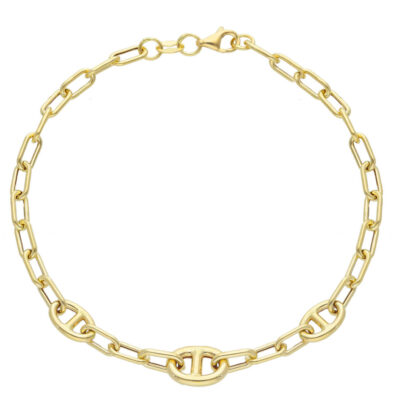 Bracciale  Donna In Oro Giallo 750 con Maglie Marina