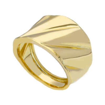 Anello Donna In Oro Giallo 750 a Fascia Fesonata