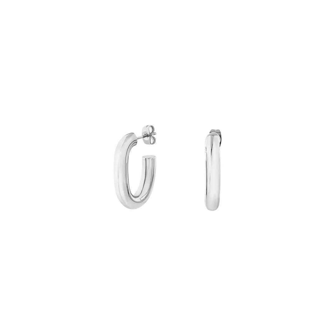 Orecchini Acciaio Breil Hoop Tj3526