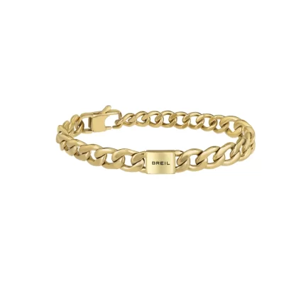Bracciale Acciaio Gold Uomo Breil Logomania Tj3069