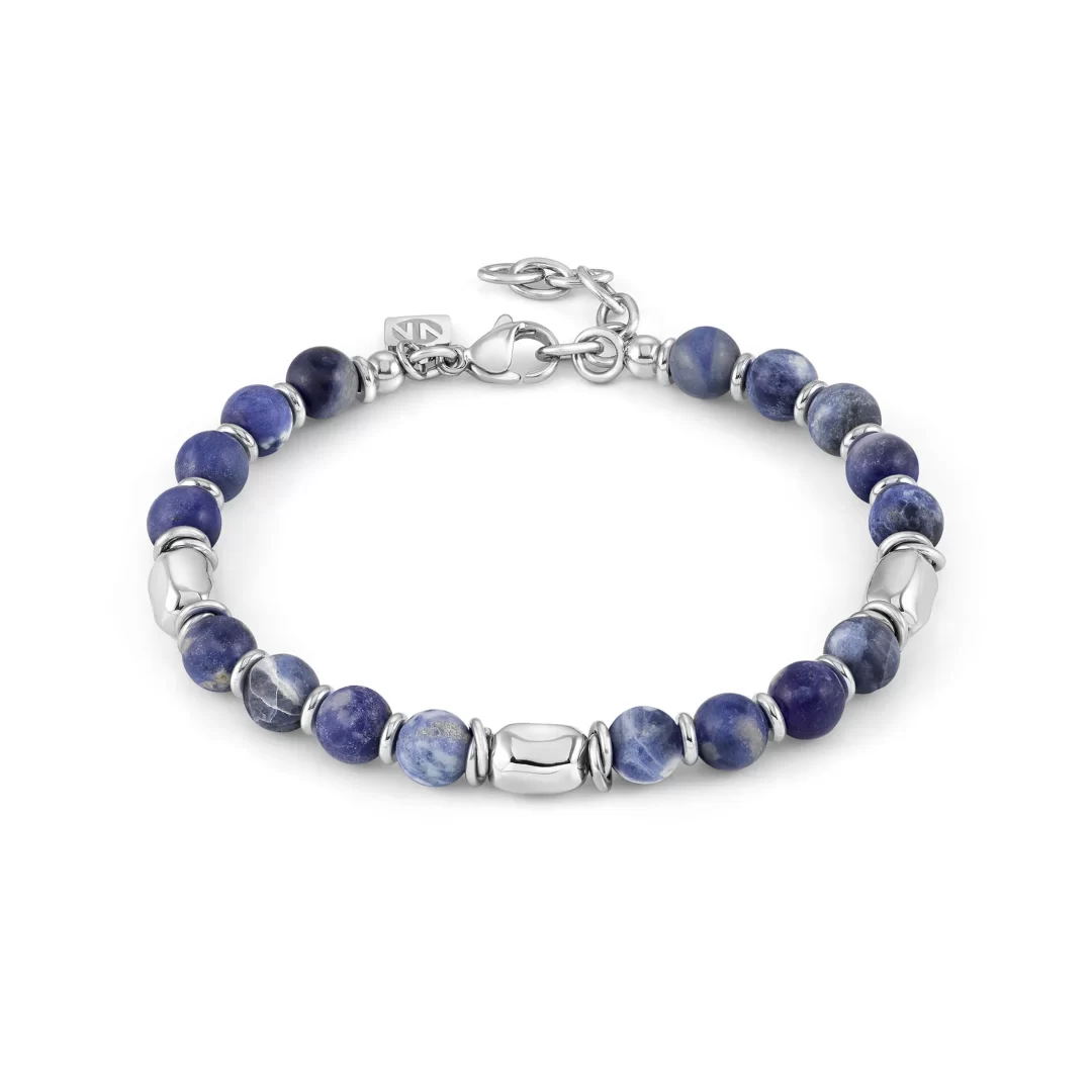 Bracciale Acciaio Uomo Nomination Instinct Style Pietre Colorate 027930/034