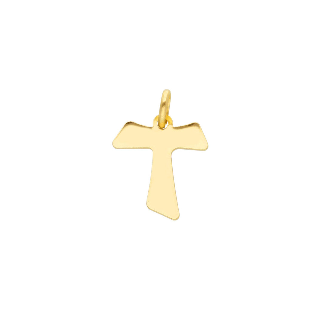 Croce Oro Giallo 750 Tau Piccolo
