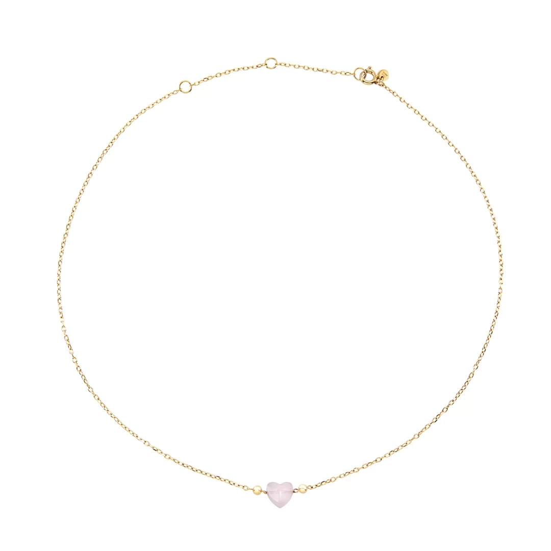 Collana Acciaio Dorato Donna Breil Candy con Giada Tj3599