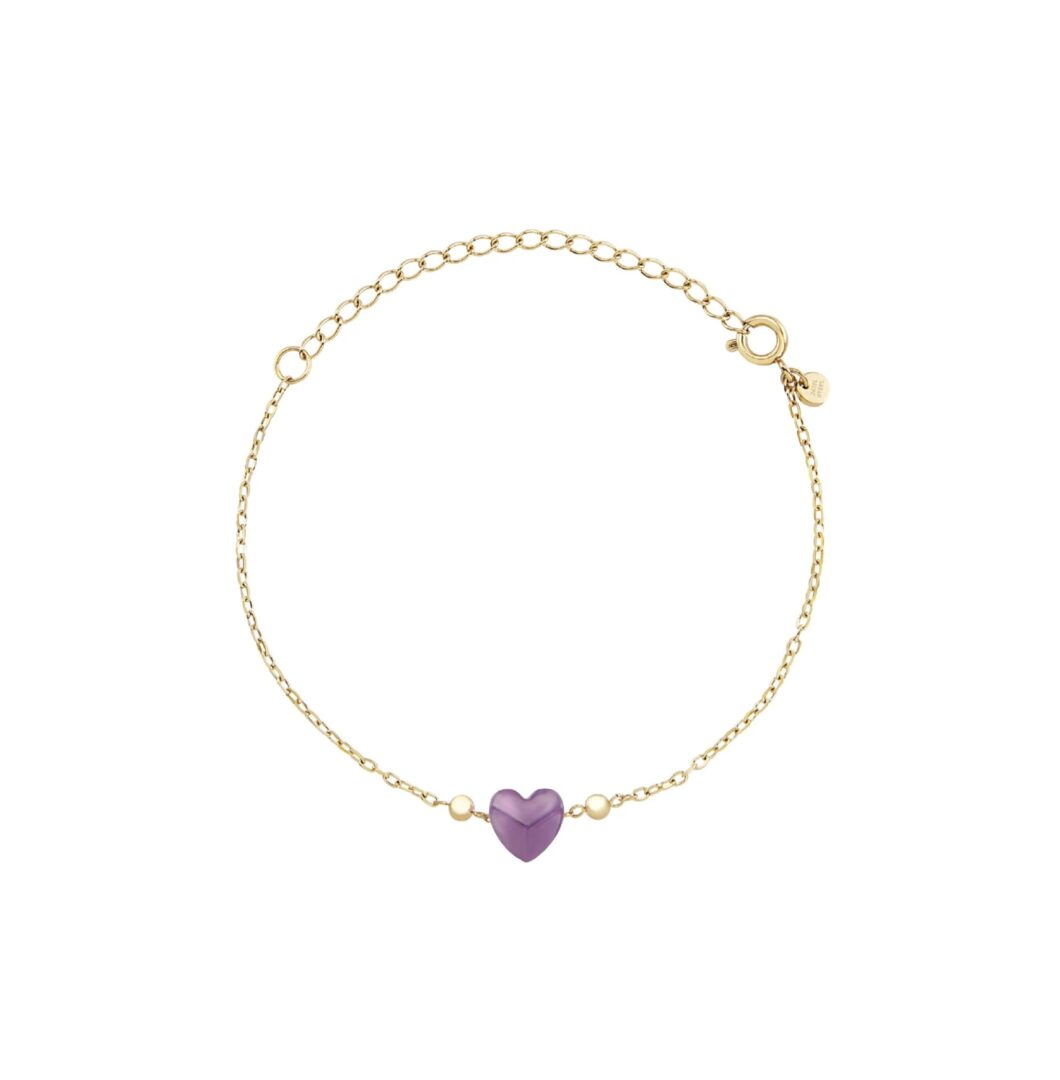Bracciale Donna Breil Candy in Acciaio Dorato con Ametista Tj3601