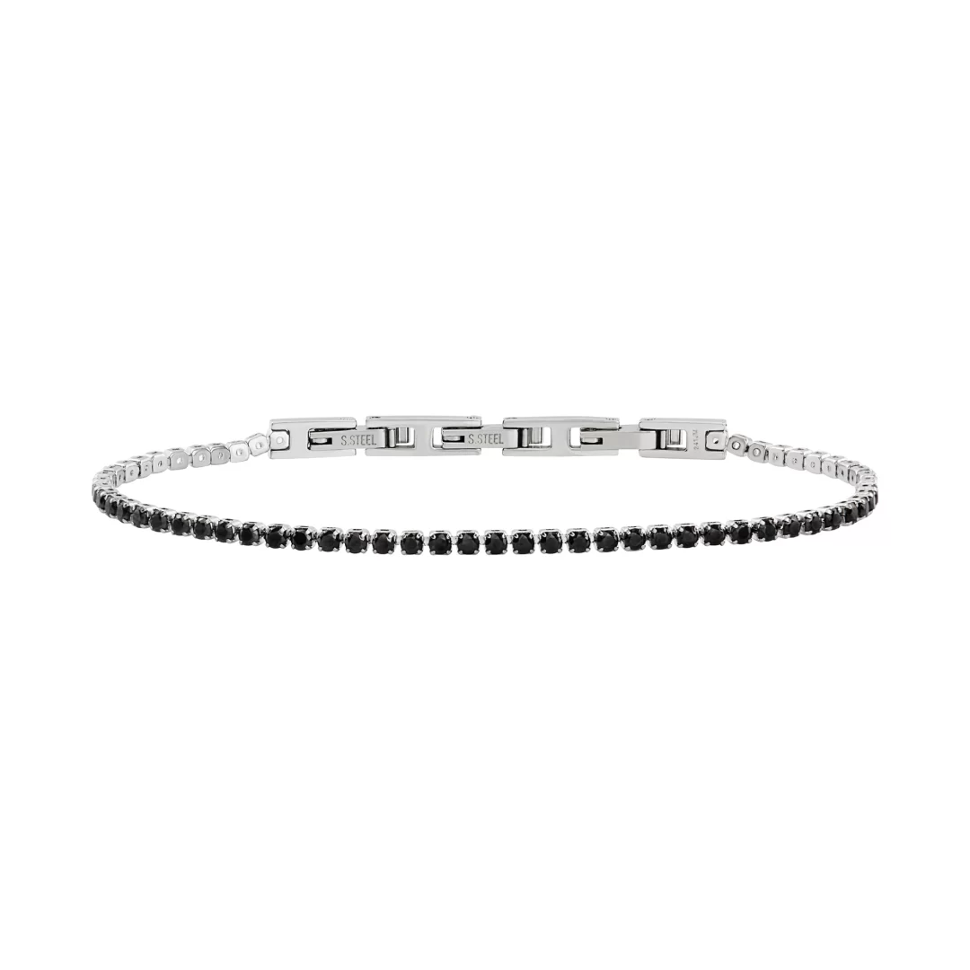 Bracciale Donna Breil Tennis in Acciaio con Zirconi Tj3594