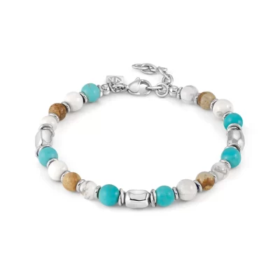 Bracciale Acciaio Uomo Nomination Instinct Style Pietre Colorate 027930/065