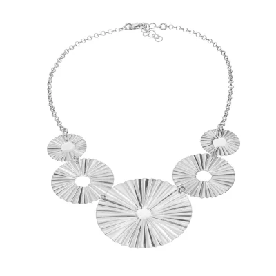 Girocollo Athena Ego In Argento Naturale con Motivo Centrale