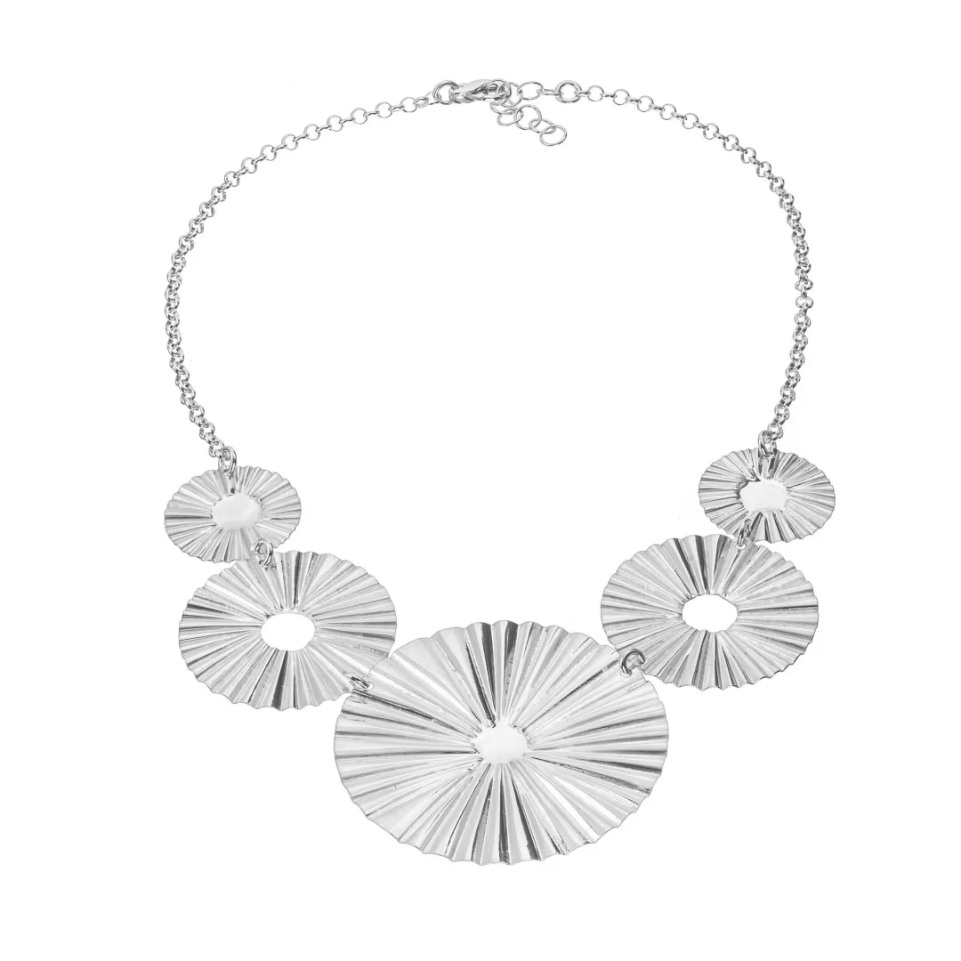 Girocollo Athena Ego In Argento Naturale con Motivo Centrale