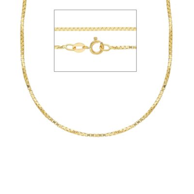 Catena Oro Giallo 750 Maglia Veneziana Ottagonale