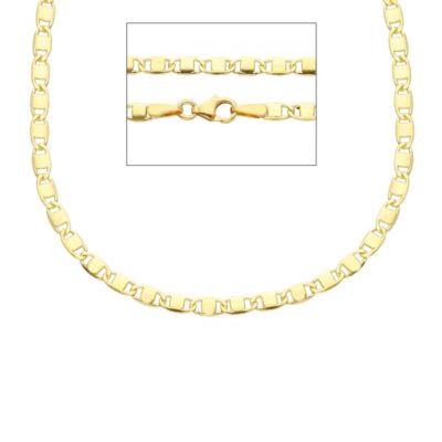 Catena Oro Giallo 750 Maglia Piatta Bombe’