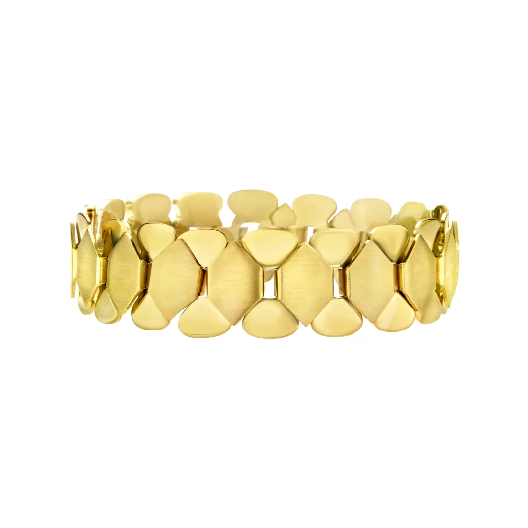 Bracciale Donna Acciaio Dorato Breil Hexagonia TJ3634