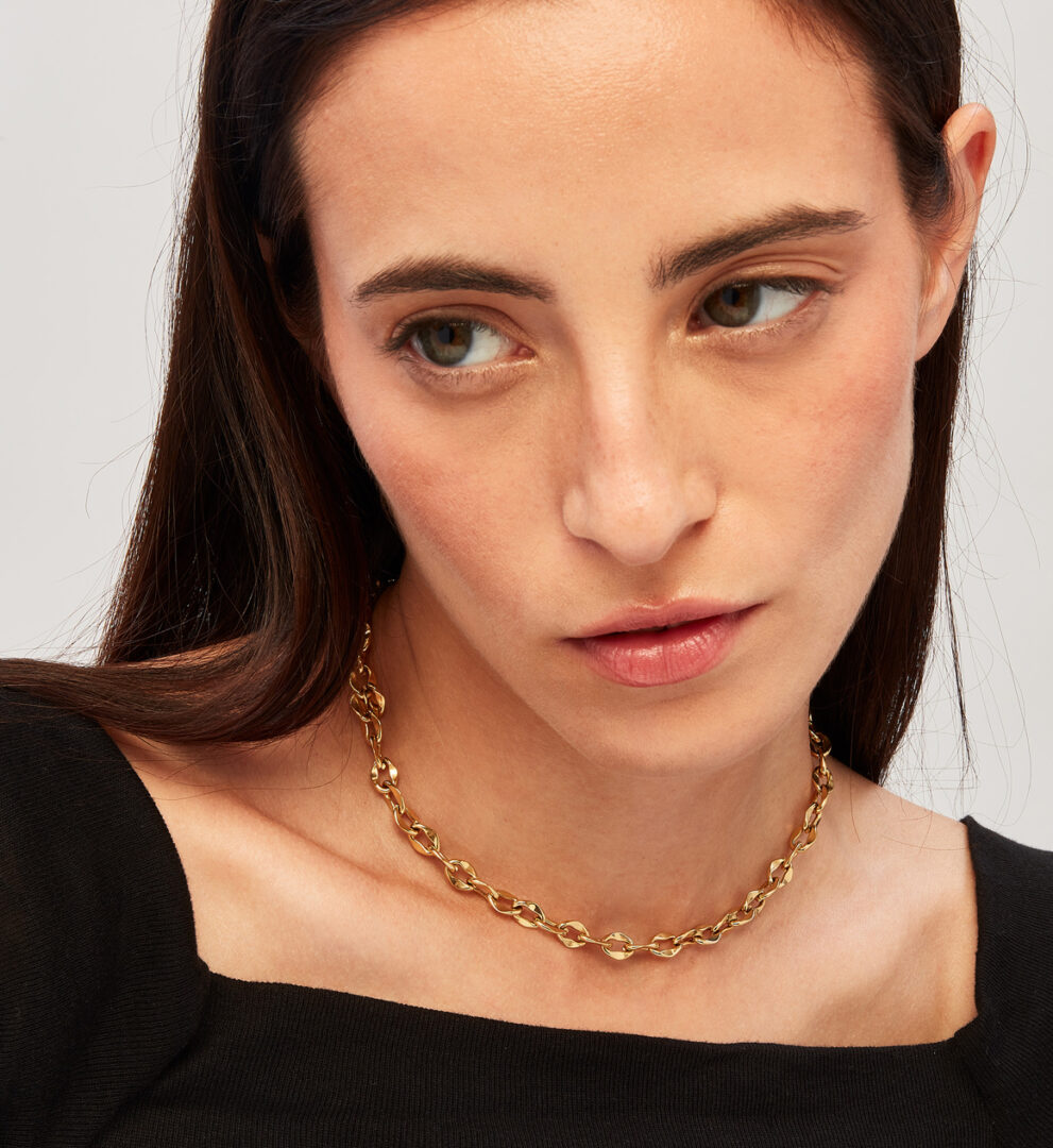 Collana Acciaio Dorato Donna Breil Moor Tj3715 - immagine 2