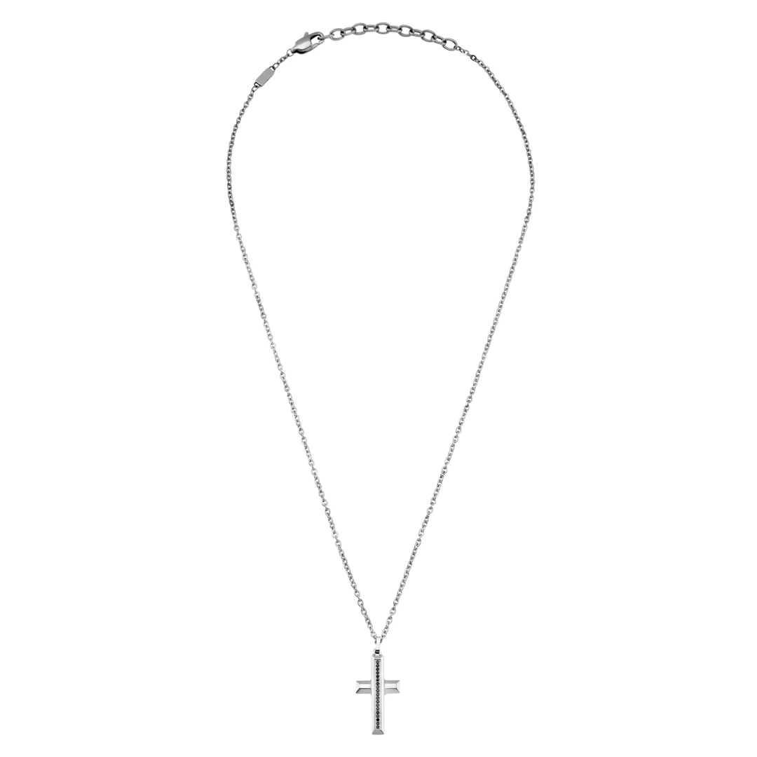 Collana Acciaio Uomo Breil Tag And Cross TJ3637 - immagine 2