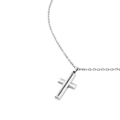 Collana Acciaio Uomo Breil Tag And Cross TJ3637