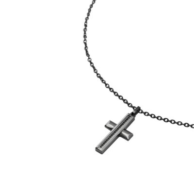 Collana Acciaio Uomo Breil Tag And Cross TJ3638