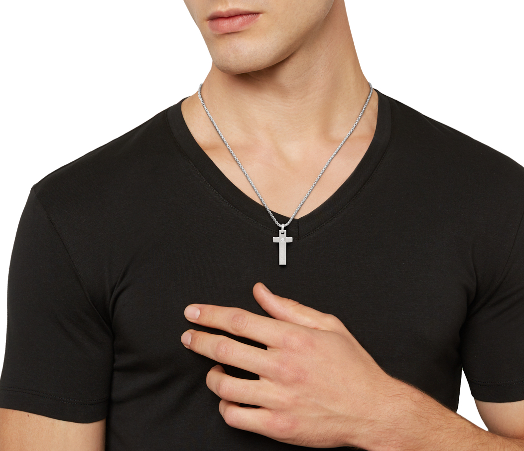 Collana Acciaio Uomo Breil Tag And Cross TJ3229 - immagine 2