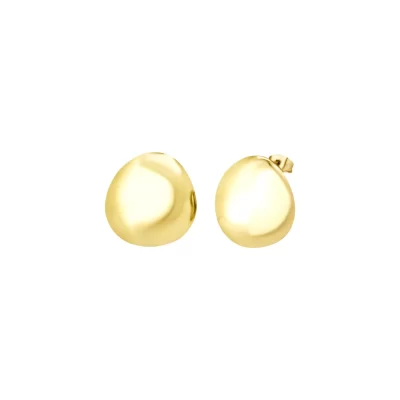 Orecchini in Acciaio Dorato Breil Bubble TJ3710