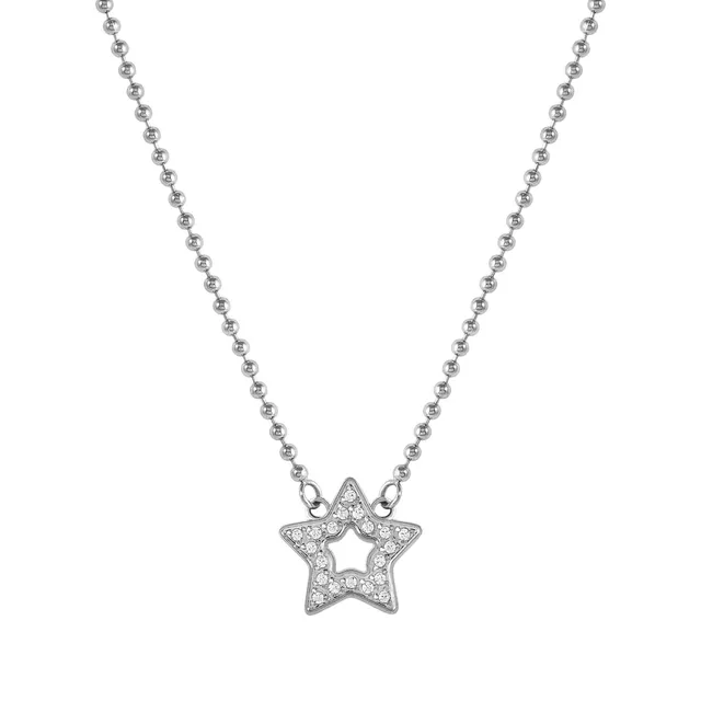 Collana G. collo Acciaio Nomination Soffio d’Amore con Stella e Zirconi 134001/023