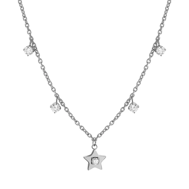 Collana G. collo Acciaio Nomination My Sophie con Stella e Zirconi 029901/023