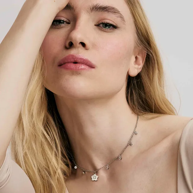 Collana G. collo Acciaio Nomination My Sophie con Fiore e Zirconi 029901/059 - immagine 2