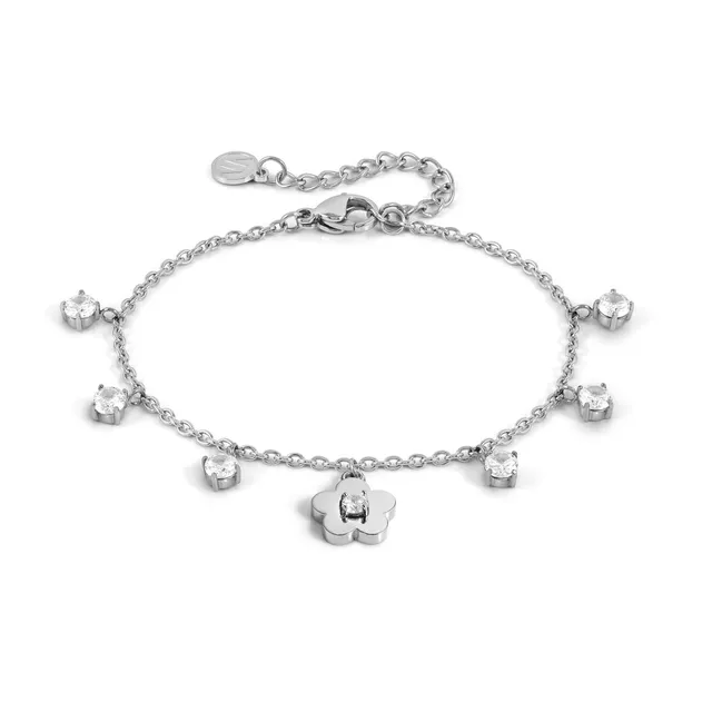 Bracciale Donna Acciaio Nomination My Sophie con Fiore e Zirconi 029900/059
